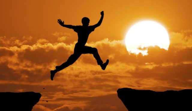 Man jump